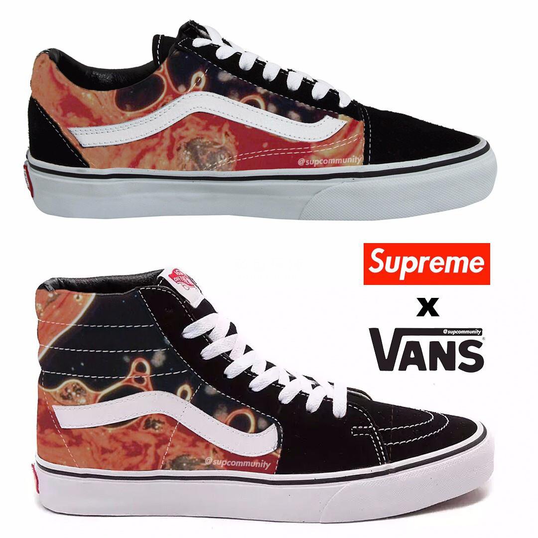 Supreme x Vans 联名系列2